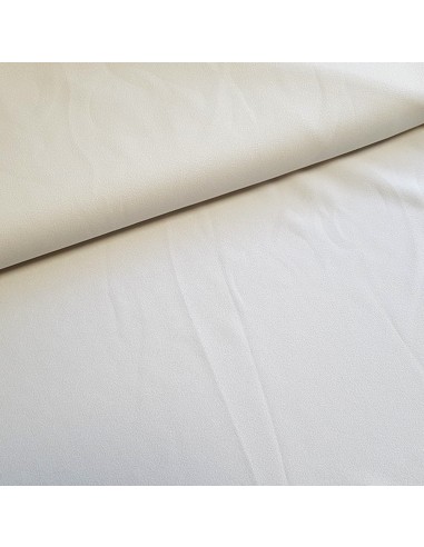 Tissu, Crêpe Léger Uni, Écru, Laize 147 cm, 100% Polyester 169g/m²