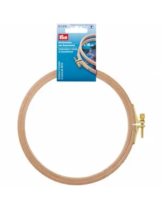Tambour à broder Prym bois de hêtre Ø 16 cm | Zephyr Tissus