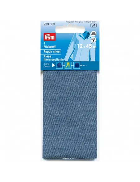 Pièce thermocollante Prym jean bleu 12x45 cm | Zephyr Tissus