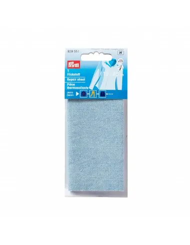 Pièce thermocollante jean Prym, bleu clair | Zephyr Tissus