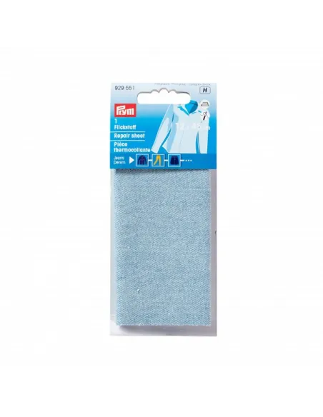 Pièce thermocollante jean Prym, bleu clair | Zephyr Tissus
