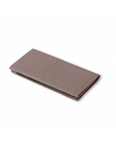 Pièce thermocollante, sergé, thermocollant, 12 x 45cm, gris 2