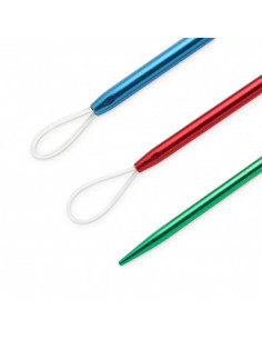 Aiguilles laine, en aluminium, assorties 2