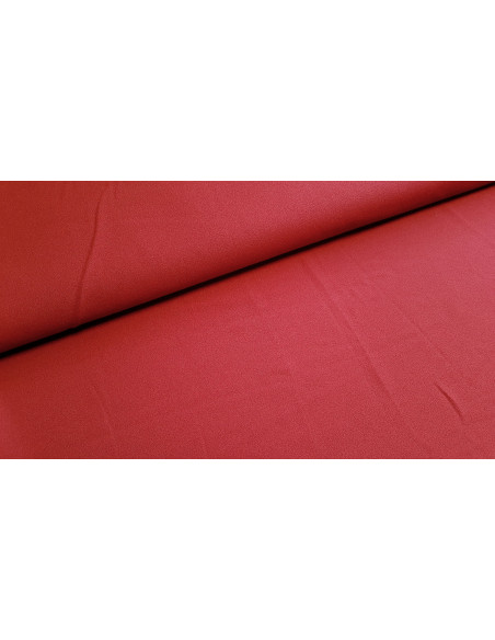 Crêpe léger uni rouge