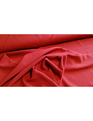 Crêpe léger uni rouge