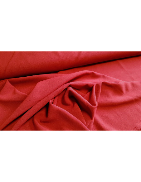 Crêpe léger uni rouge