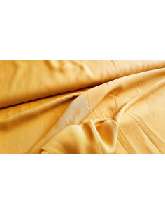 Viscose unie jaune moutarde 2