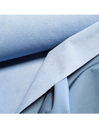 Tissu, Softshell Uni, Bleu Jeans, Laize 144 cm, 95% Polyester 5% Spandex
