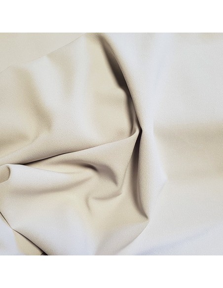 Tissu, Crêpe Léger Uni, Gris Clair, Laize 147 cm, 100% Polyester 169g/m²