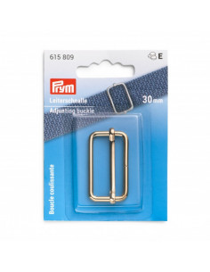 Boucle coulissante, 30mm, or