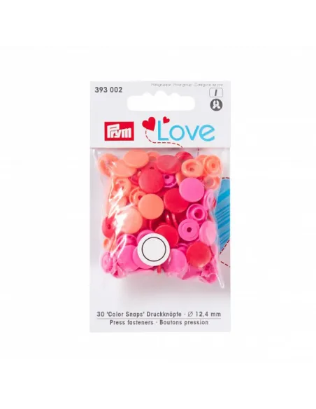 Boutons pression Color Snaps Prym, 12,4 mm | Zephyr Tissus