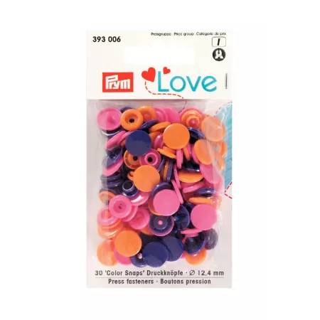 Bouton pression Color Snaps, Prym Love, 12,4mm,...