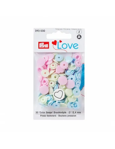 Boutons pression Color Snaps cœur, Prym Love | Zephyr Tissus