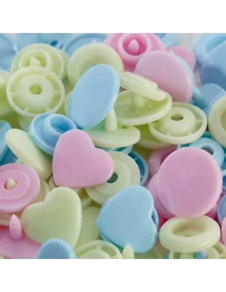 Boutons pression Color Snaps cœur, Prym Love | Zephyr Tissus