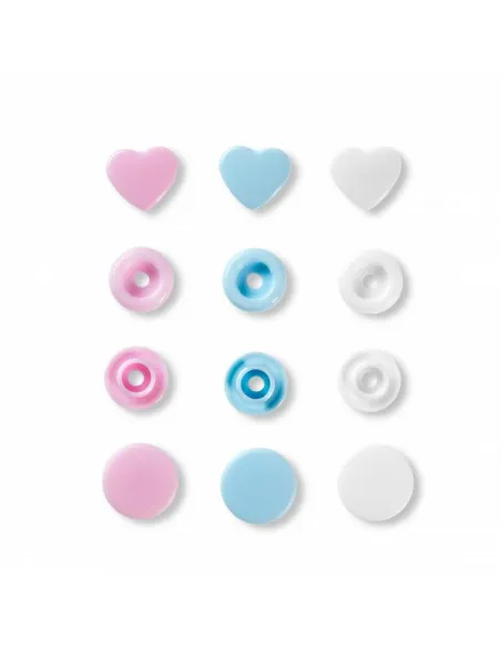 Boutons pression Color Snaps cœur, Prym Love | Zephyr Tissus