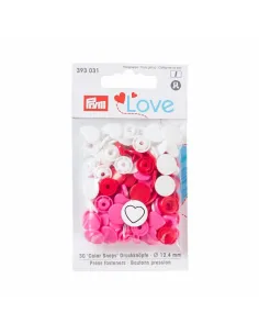 Boutons pression Prym Love cœur 12,4 mm | Zephyr Tissus