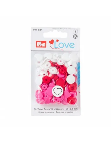 Boutons pression Prym Love cœur 12,4 mm | Zephyr Tissus