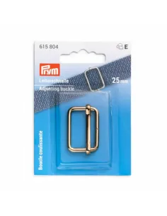 Boucle coulissante Prym or 25 mm métal | Zephyr Tissus