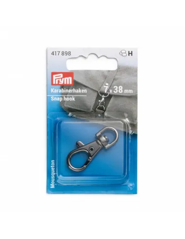 Mousqueton Prym acier inoxydable 7 x 38 mm | Zephyr Tissus