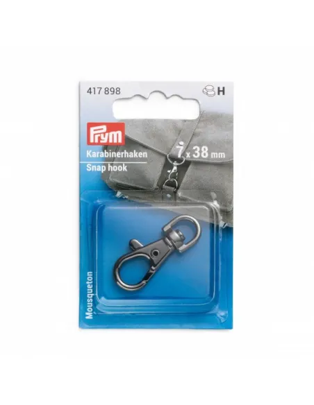 Mousqueton Prym acier inoxydable 7 x 38 mm | Zephyr Tissus