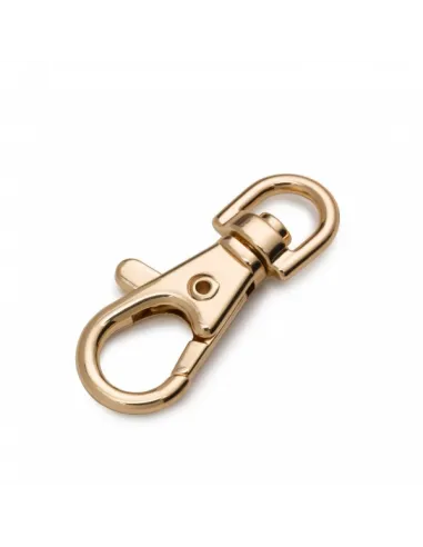 Mousqueton Prym or 7 x 38 mm acier inox | Zephyr Tissus