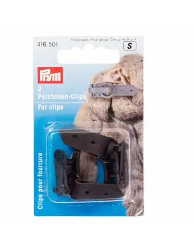 Clips pour fourrures Prym noirs | Zephyr Tissus