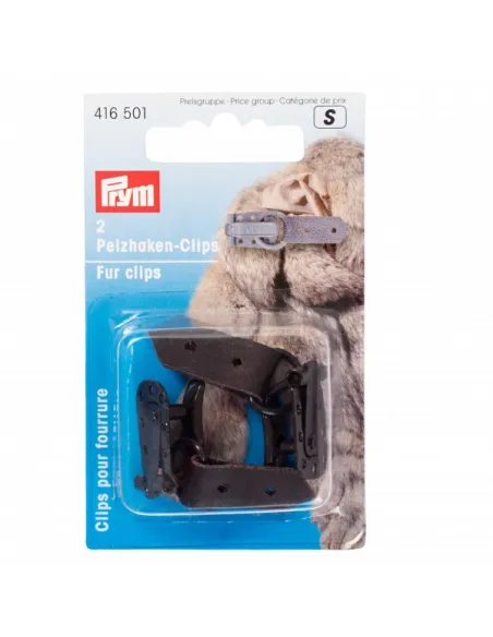 Clips pour fourrures Prym noirs | Zephyr Tissus
