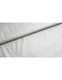 Popeline de coton unie, gris clair