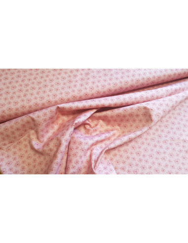 Popeline coton fleuri