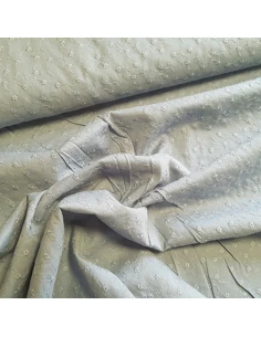 Tissu, Broderie Anglaise, Vert d'Eau, Laize 140 cm, 100% Coton 110g/ml 2