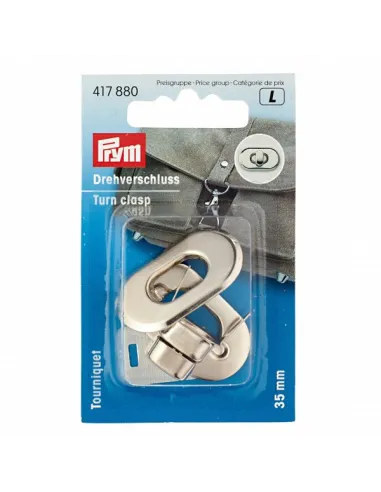 Tourniquet pour sac Prym argenté | Zephyr Tissus