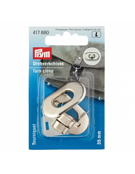 Tourniquet pour sac Prym argenté | Zephyr Tissus