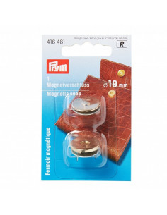Fermoir magnétique, 19mm, doré