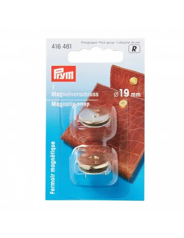 Fermoir magnétique Prym doré 19 mm | Zephyr Tissus
