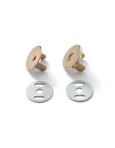 Fermoir magnétique, 19mm, doré 2