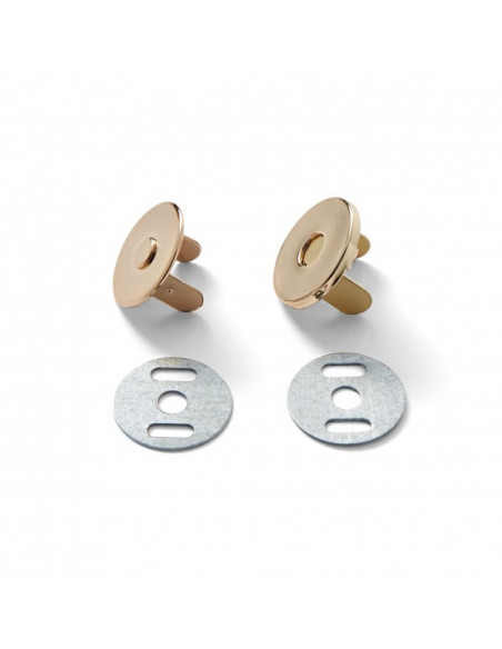 Fermoir magnétique, 19mm, doré