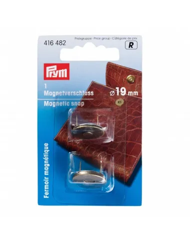 Fermoir magnétique Prym 19 mm laiton antique | Zephyr Tissus