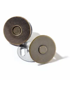 Fermoir magnétique Prym 19 mm laiton antique | Zephyr Tissus 2