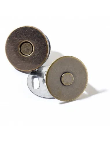 Fermoir magnétique Prym 19 mm laiton antique | Zephyr Tissus