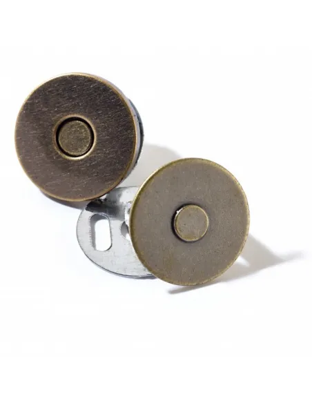 Fermoir magnétique Prym 19 mm laiton antique | Zephyr Tissus
