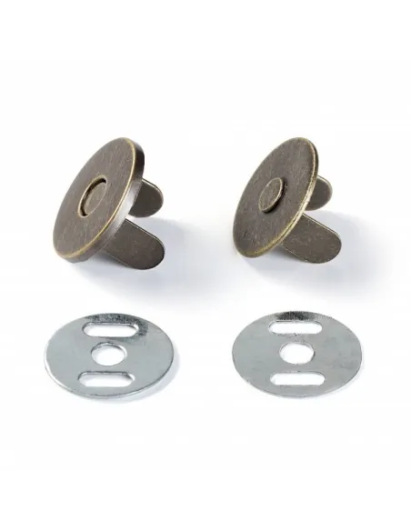Fermoir magnétique Prym 19 mm laiton antique | Zephyr Tissus