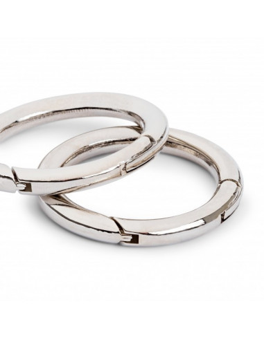 Anneaux pour sacs, 35mm, argenté