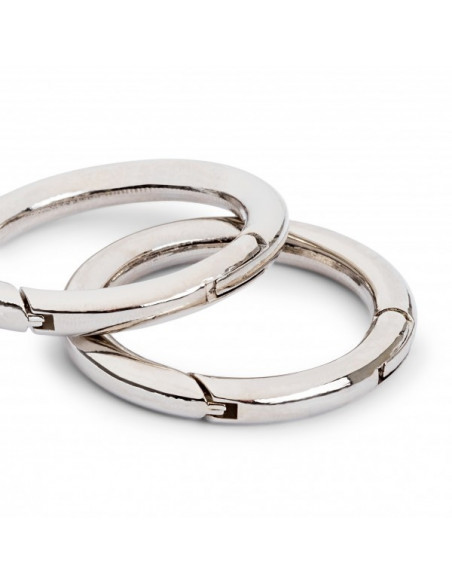 Anneaux pour sacs, 35mm, argenté