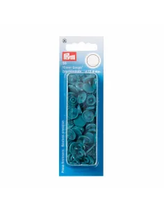 Boutons pression Color Snaps, bleu pétrole | Zephyr Tissus