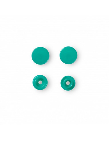 Boutons pression sans couture « Color Snaps », rond, 12,4mm, vert