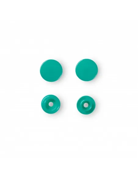 Boutons pression Color Snaps Prym vert | Zephyr Tissus