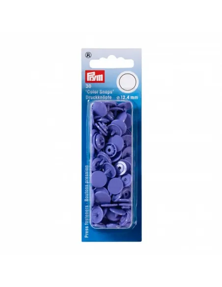 Boutons pression Color Snaps Prym lilas | Zephyr Tissus