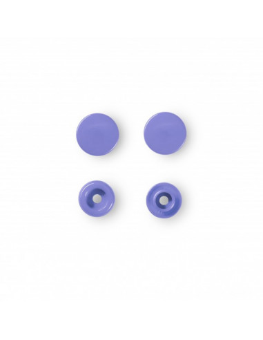 Boutons pression sans couture « Color Snaps », rond, 12,4mm, lilas