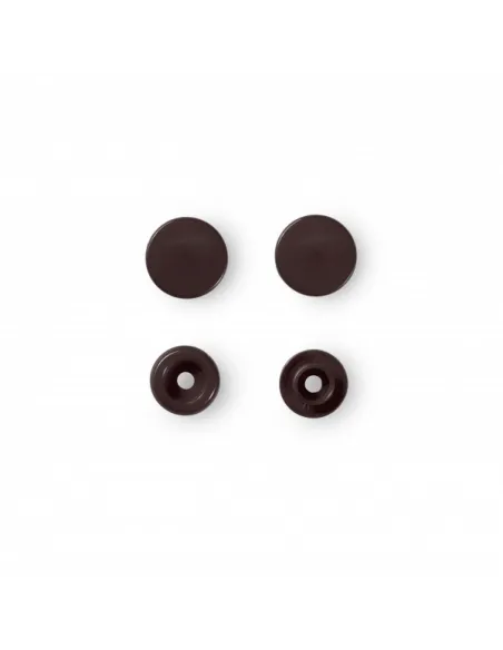 Boutons pression Color Snaps, Prym, Marron | Zephyr Tissus