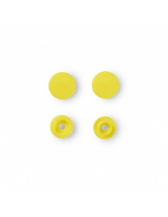Boutons pression sans couture « Color Snaps », rond, 12,4mm, jaune clair 2